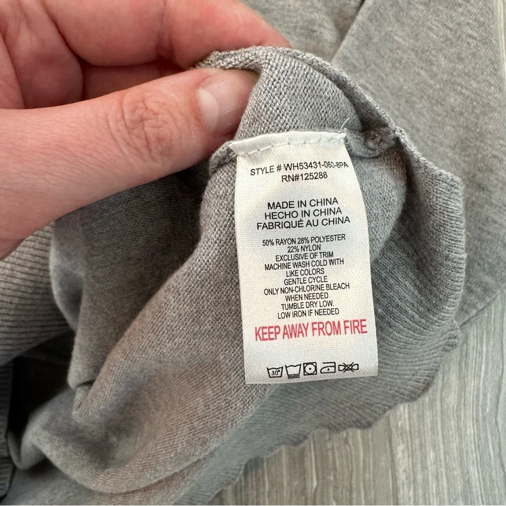 Life is Good Christmas Sweater S | Dog Cat Santa Hat Letterman Patch Holiday - Picture 6 of 6